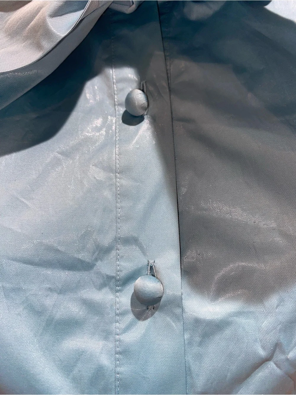 TORY BURCH  Light Blue Tie-Neck Blouse SZ 2